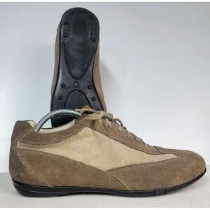 Brooks‎ Brothers Driving Shoes Mens 10.5 Suede Leather Canvas Made In Italian